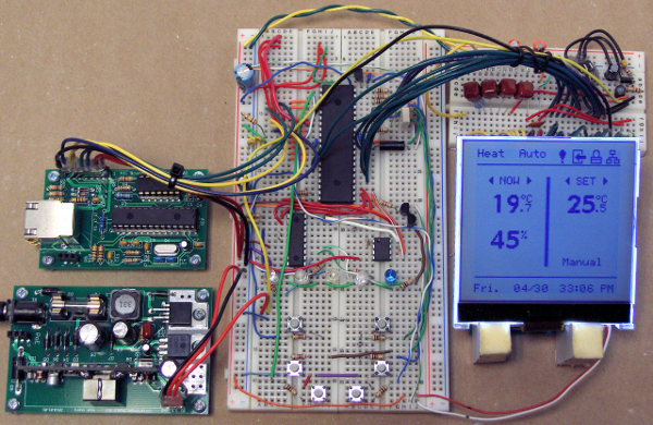 Digital Thermostat Prototype Hardware