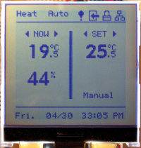 Prototype LCD readout