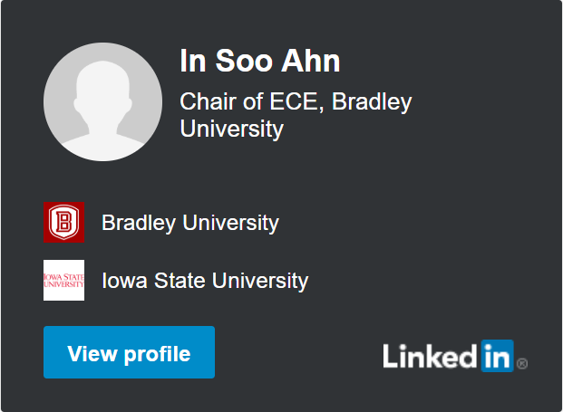 Dr. Ahn's LinkedIn Profile
